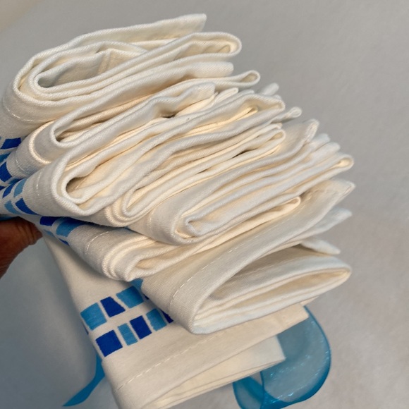 Sea glass mosaic Napkins (8) made in India NWOT - Picture 13 of 13